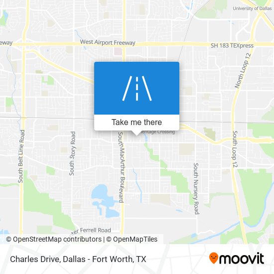 Charles Drive map