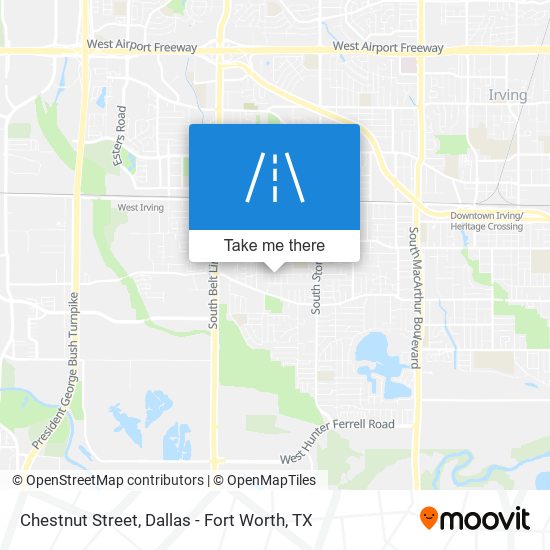 Chestnut Street map