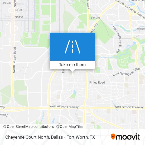 Cheyenne Court North map