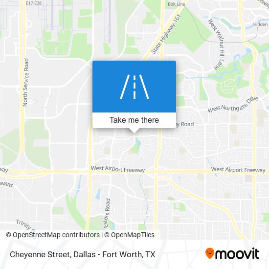 Mapa de Cheyenne Street
