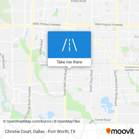 Christie Court map