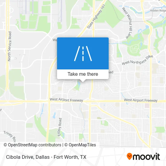 Cibola Drive map
