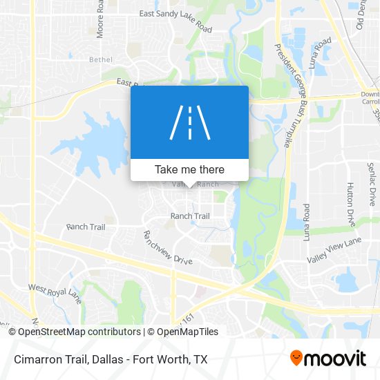 Cimarron Trail map