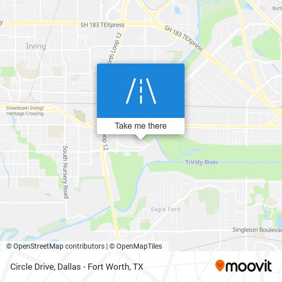 Circle Drive map