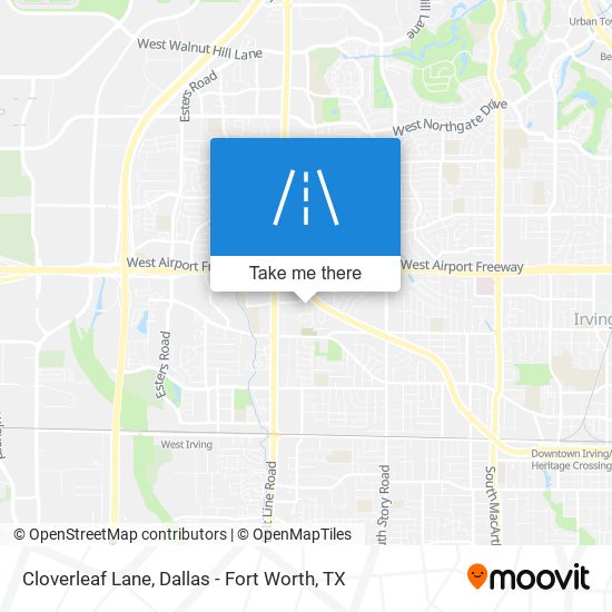 Mapa de Cloverleaf Lane