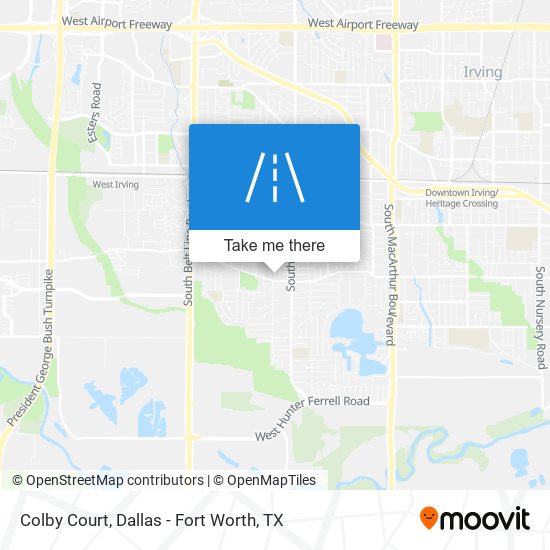 Colby Court map