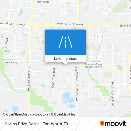 Mapa de Collins Drive