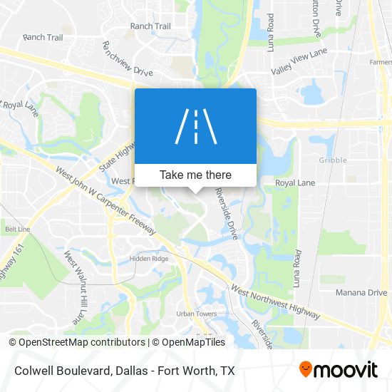 Colwell Boulevard map
