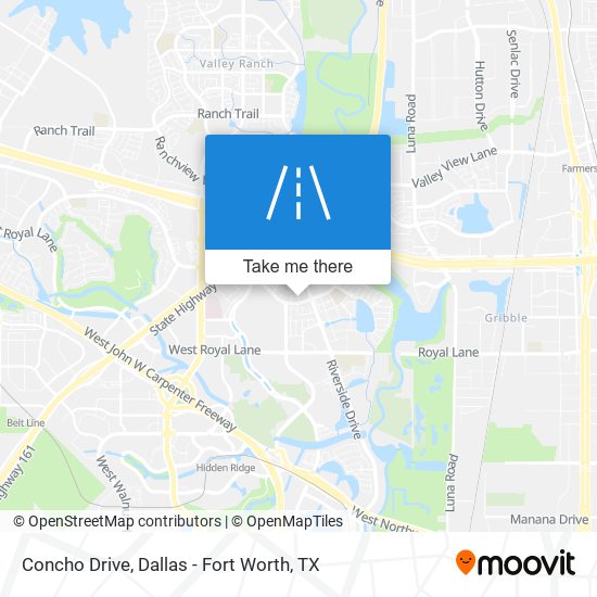 Concho Drive map