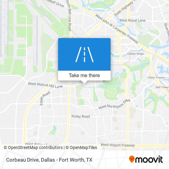 Corbeau Drive map