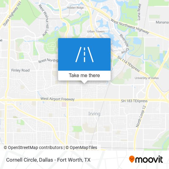 Cornell Circle map