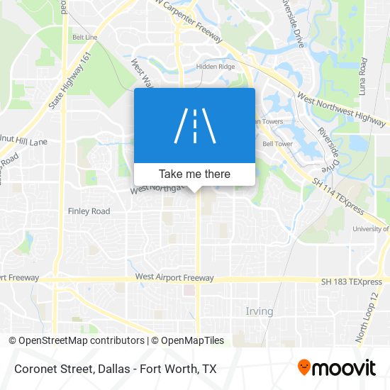 Mapa de Coronet Street