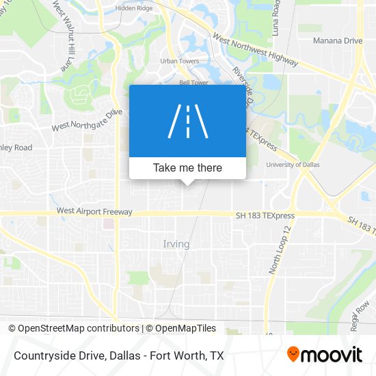 Countryside Drive map