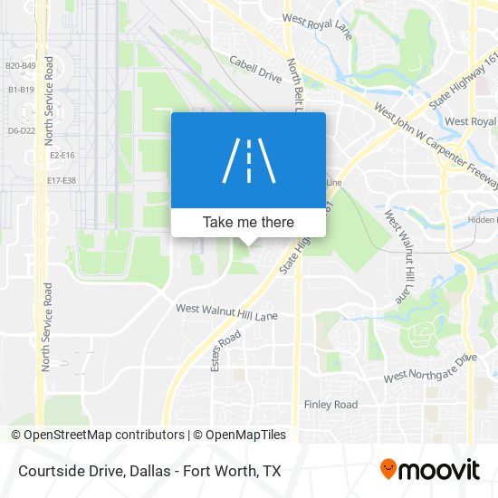 Courtside Drive map