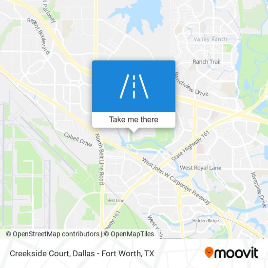 Mapa de Creekside Court