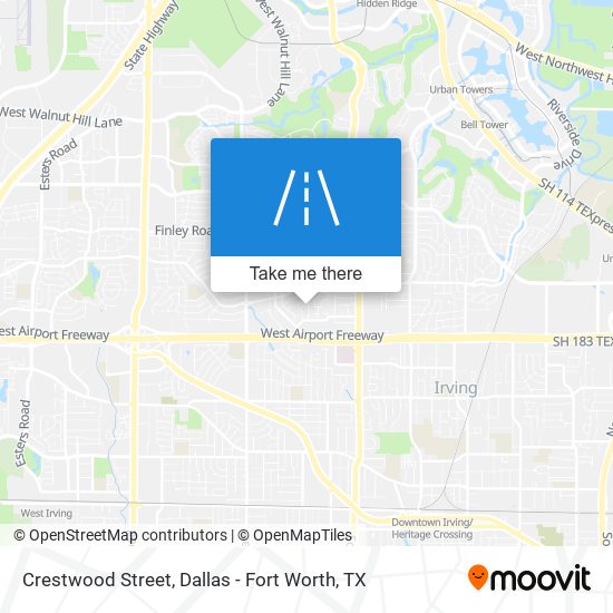 Crestwood Street map