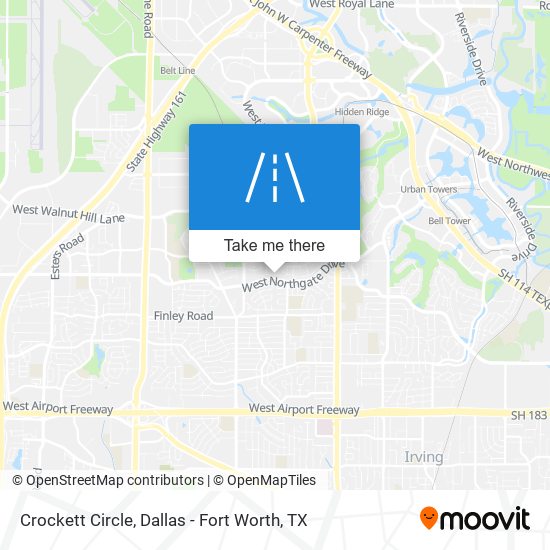 Mapa de Crockett Circle