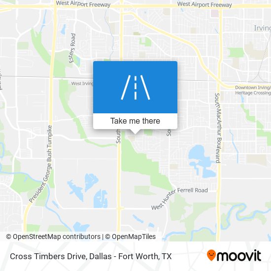 Mapa de Cross Timbers Drive