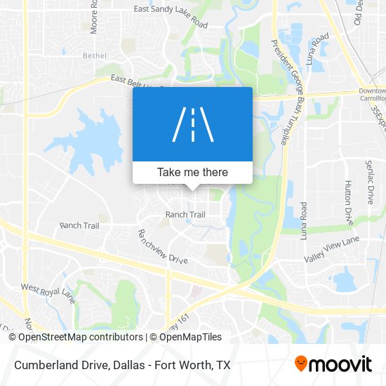 Cumberland Drive map