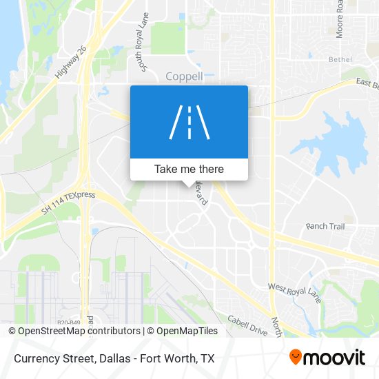 Currency Street map