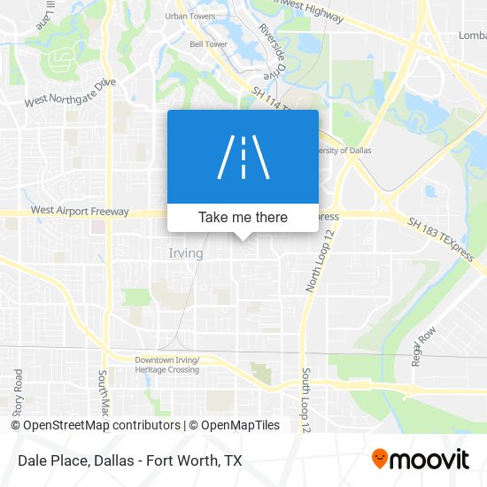 Dale Place map