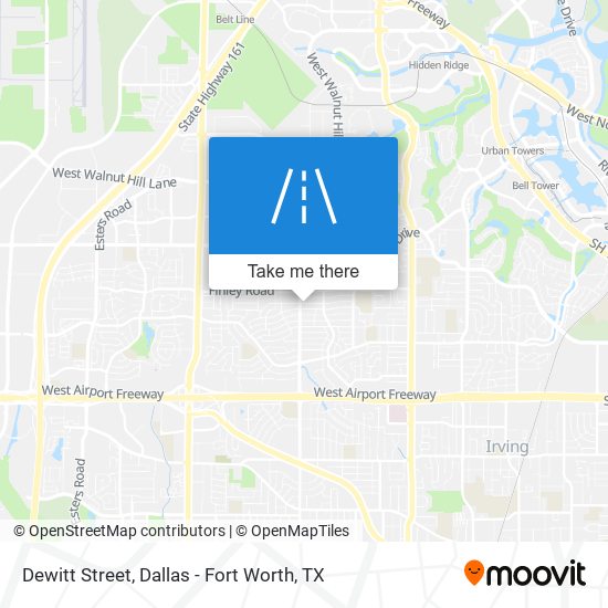 Mapa de Dewitt Street