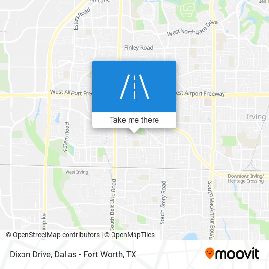 Dixon Drive map