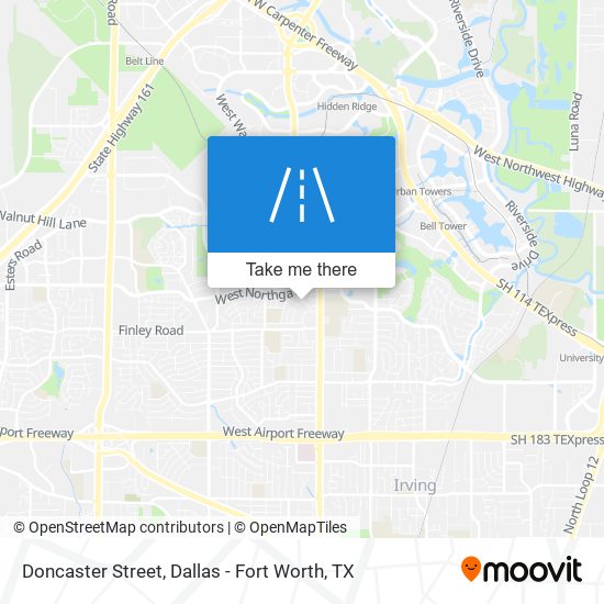 Doncaster Street map
