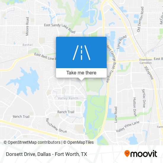 Mapa de Dorsett Drive