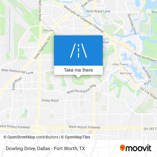 Mapa de Dowling Drive