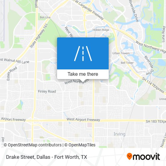 Mapa de Drake Street