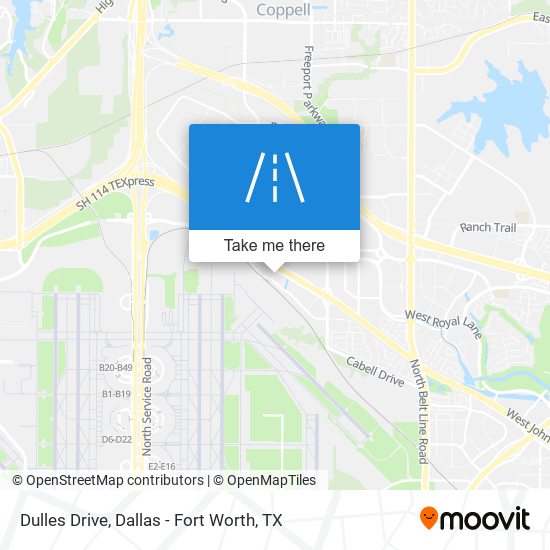 Mapa de Dulles Drive