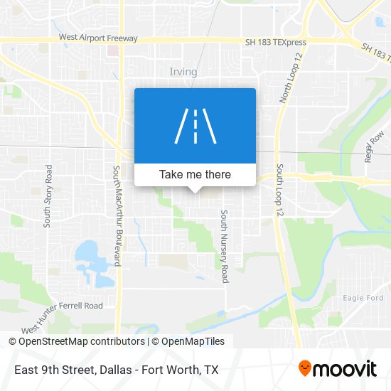 Mapa de East 9th Street