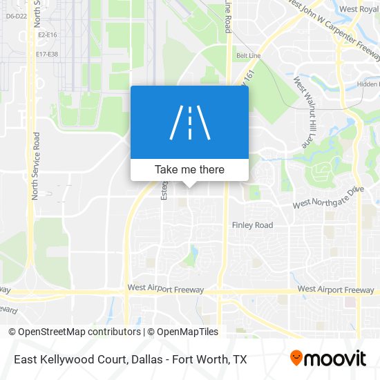 East Kellywood Court map