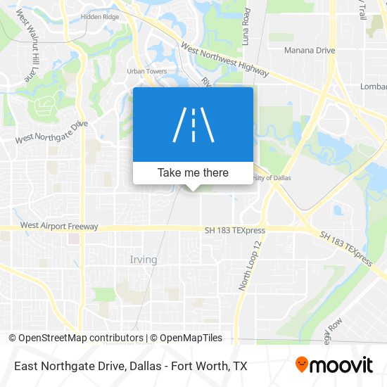 East Northgate Drive map