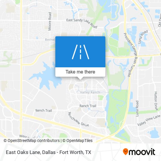 Mapa de East Oaks Lane