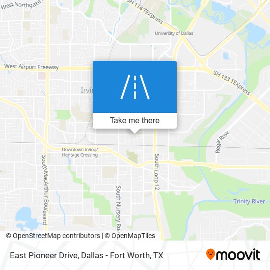 East Pioneer Drive map