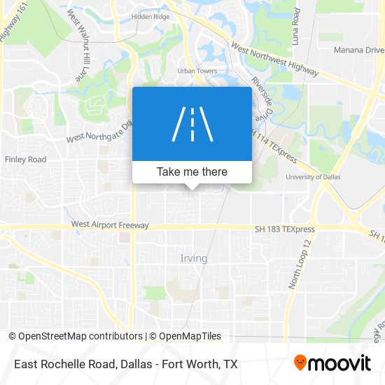 Mapa de East Rochelle Road