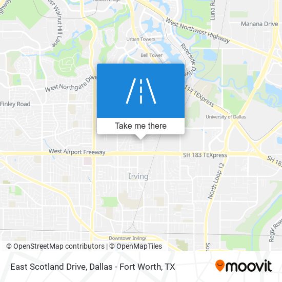 East Scotland Drive map