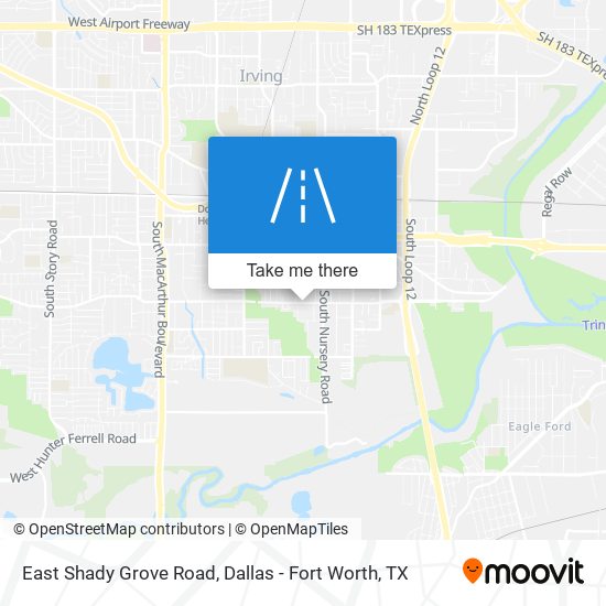 East Shady Grove Road map