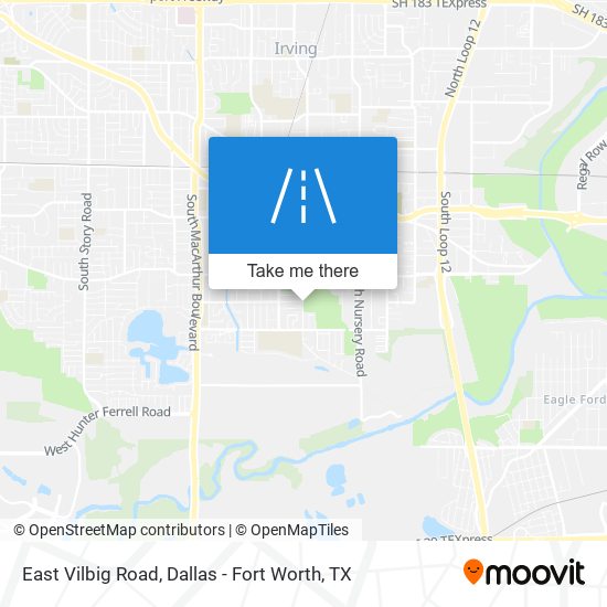 East Vilbig Road map
