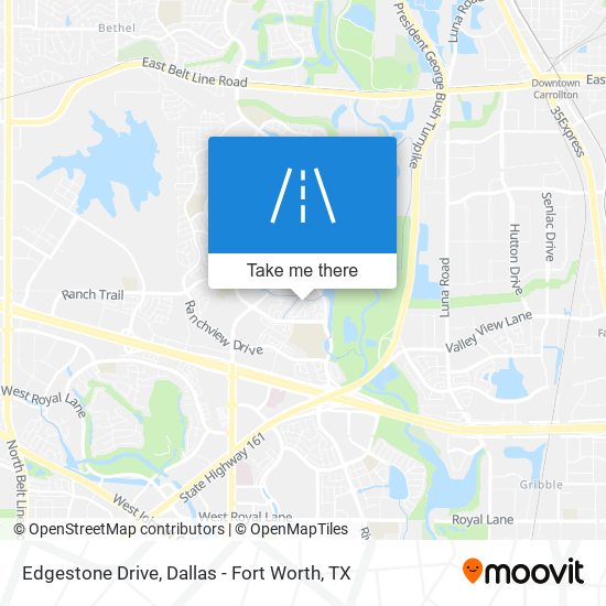 Edgestone Drive map