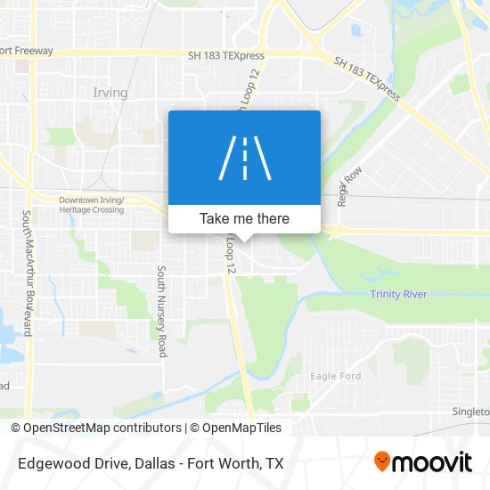 Edgewood Drive map