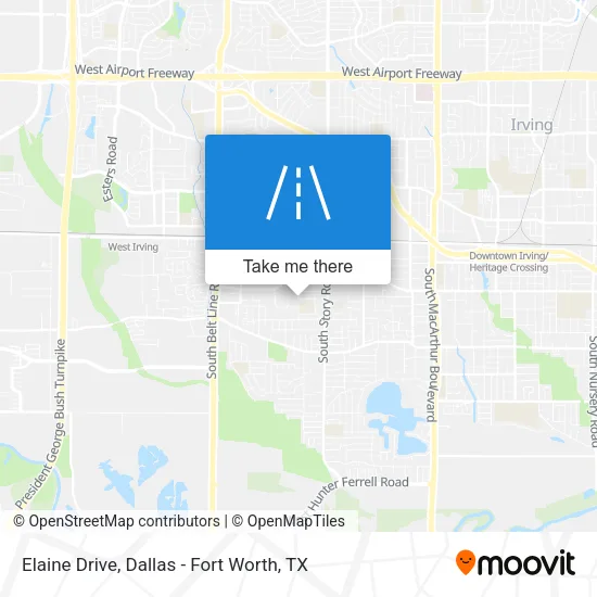Elaine Drive map