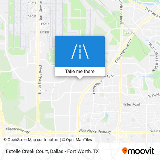 Mapa de Estelle Creek Court