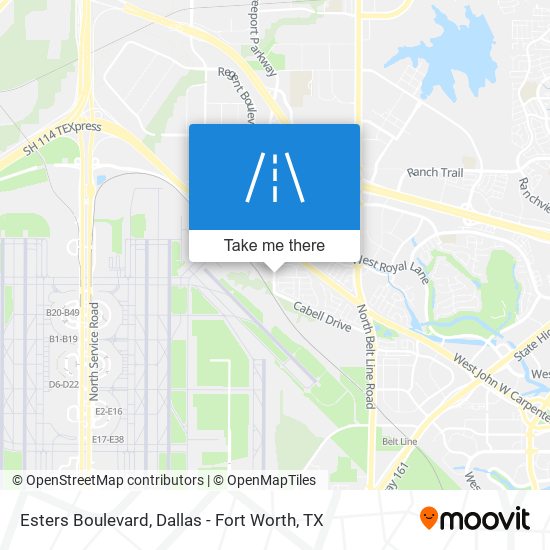Esters Boulevard map
