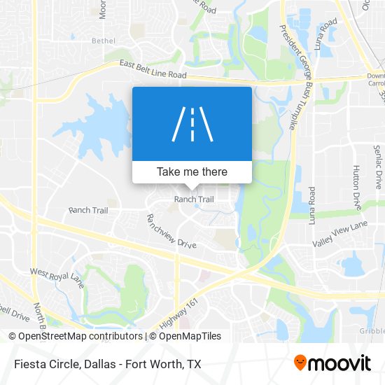Fiesta Circle map