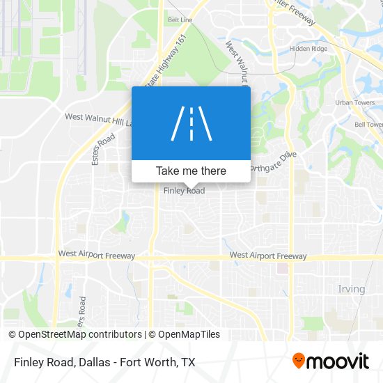 Mapa de Finley Road
