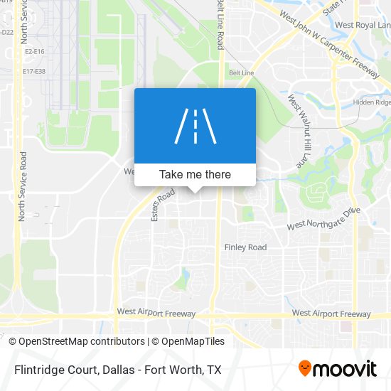 Mapa de Flintridge Court