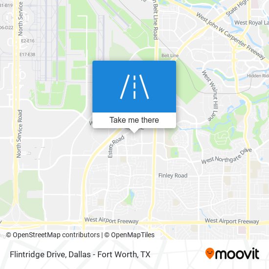 Flintridge Drive map